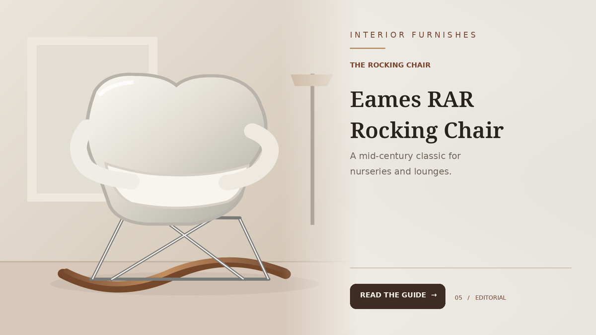 Eames RAR rocking chair styled guide thumbnail
