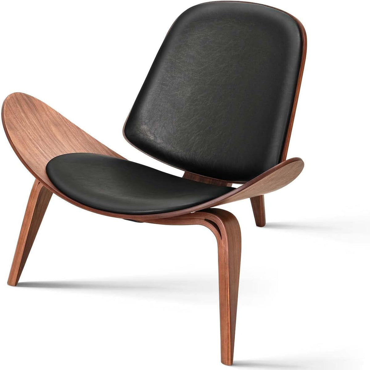 Hans Wegner CH07 Shell Chair Replica - Walnut Wood