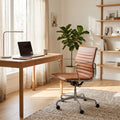 Eames Style EA 117 / EA 119 Thin Pad Leather Chair | Mid Furniture