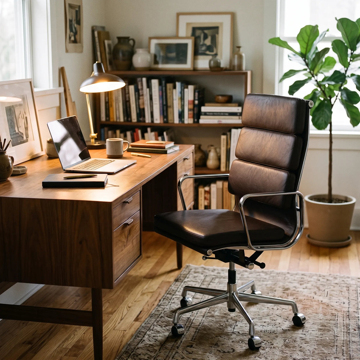 Eames Soft Pad Executive Office Chair EA 219 - High Back