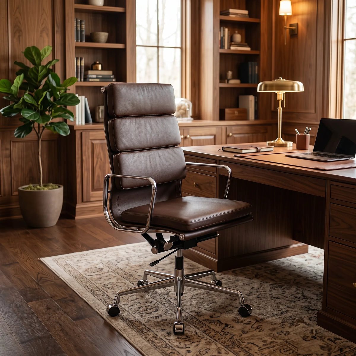 Eames Soft Pad Executive Office Chair EA 219 - High Back