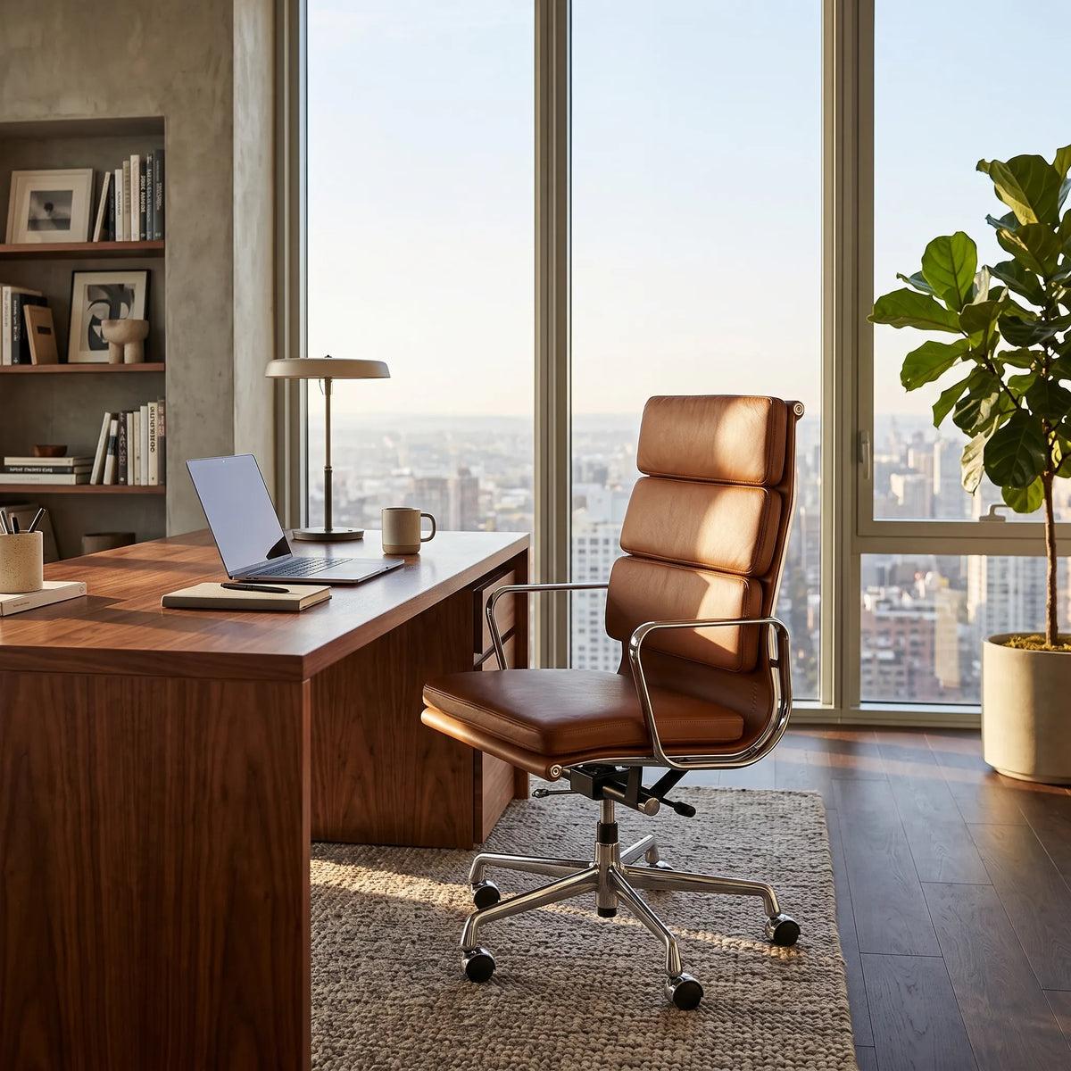 Eames Soft Pad Executive Office Chair EA 219 - High Back