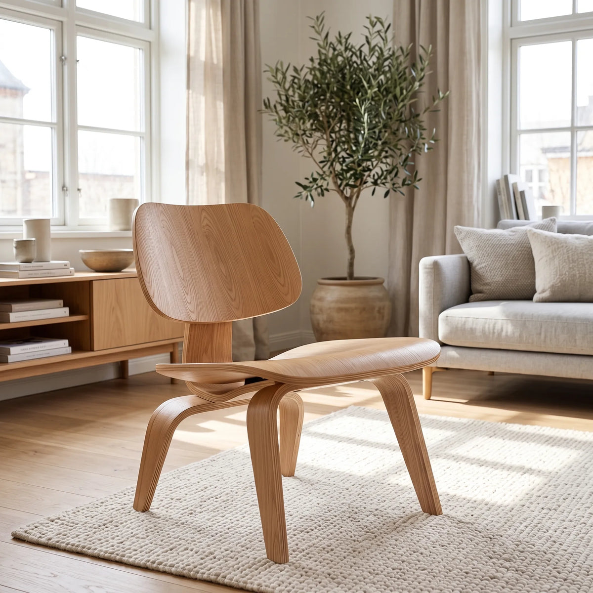 Eames LCW Plywood Molded Lounge Chair