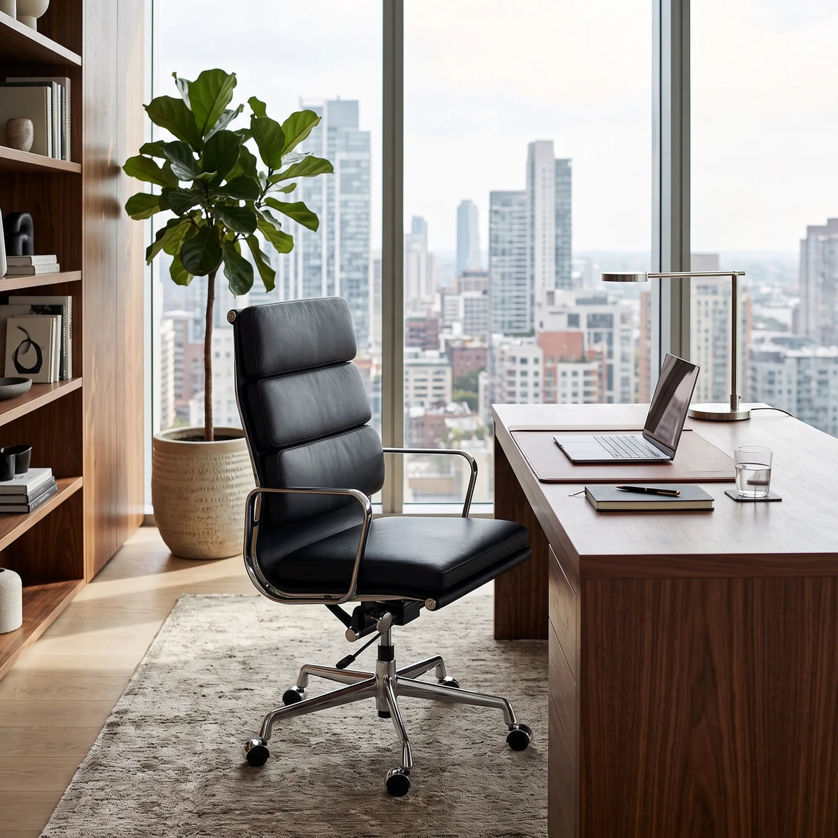 Eames Soft Pad Executive Office Chair EA 219 - High Back